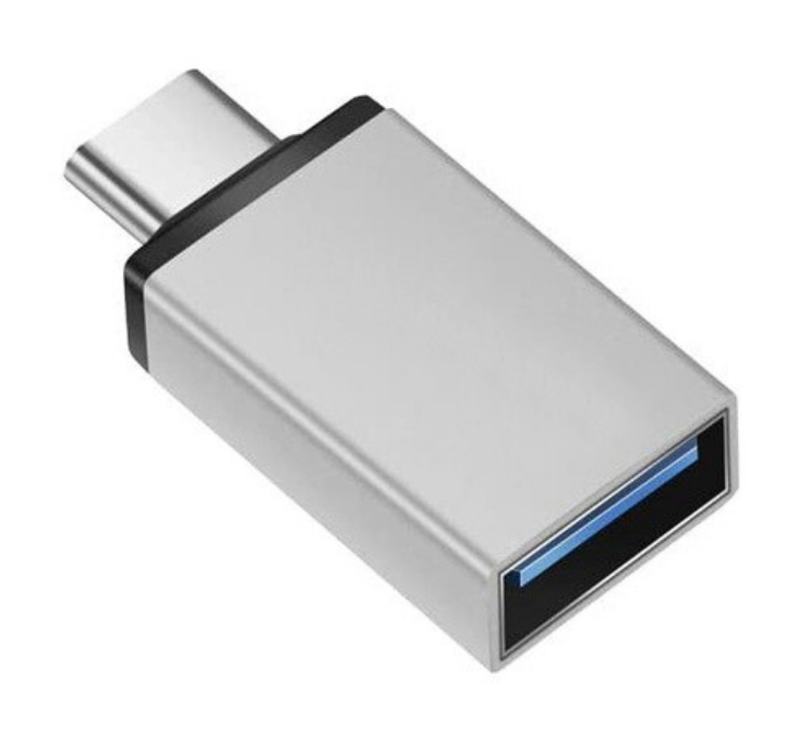 

Переходник (адаптер) USB Type-C (m)-USB, серебристый 5bites (AP-025)