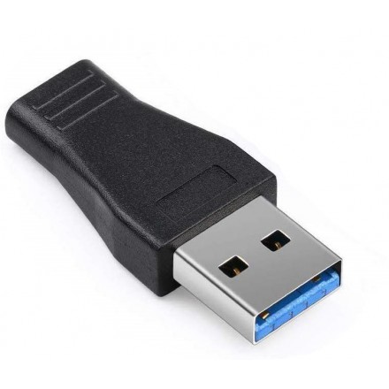 

Переходник (адаптер) USB Type-C-USB, черный KS-IS (KS-295)