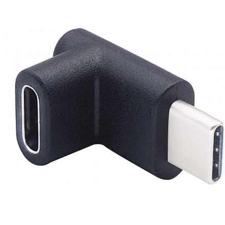 

Переходник (адаптер) USB Type-C-USB Type-C, угловой, 3A, черный KS-IS (KS-394)