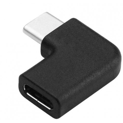 

Переходник (адаптер) USB Type-C-USB Type-C, угловой, черный KS-IS (KS-395)