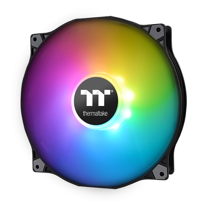 

Вентилятор Thermaltake Pure 20 ARGB Sync Case Fan TT Premium Edition, 200мм, 1000rpm, 31.2 дБ, 4-pin PWM, 1шт, ARGB (CL-F081-PL20SW-A), Pure 20 ARGB Sync Case Fan TT Premium Edition