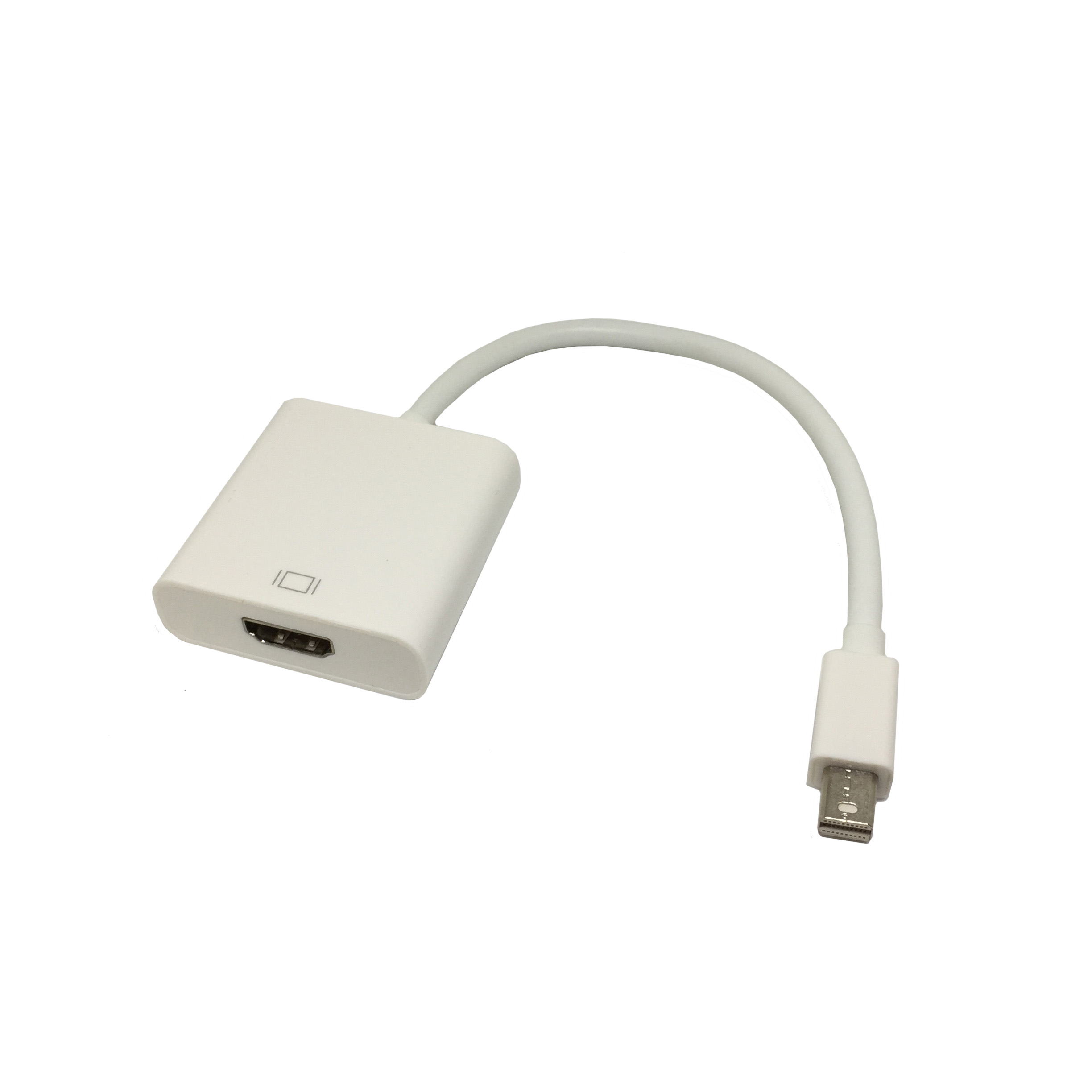 

Кабель Mini DisplayPort(20M)-HDMI(19F) 4K, 20 см, белый Espada (EMiniM-HDMIF / 37828)