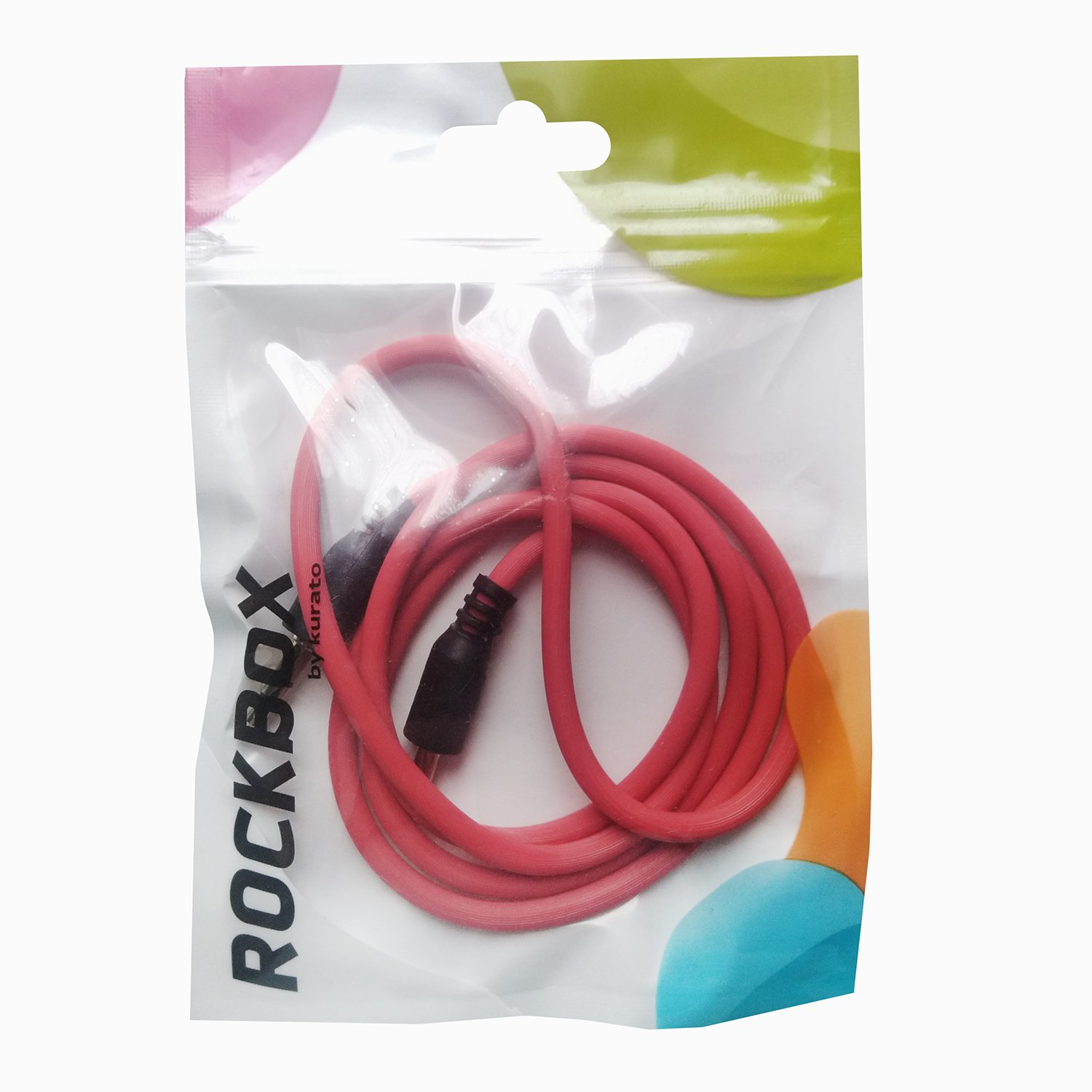 

Кабель Jack 3.5mm(M)-Jack 3.5mm(M), 1м, красный RockBox RC-MM3 (122571)