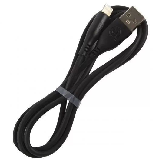 

Кабель Lightning 8-pin-USB, 1м, черный USAMS U18 (SJ266USB01), U18