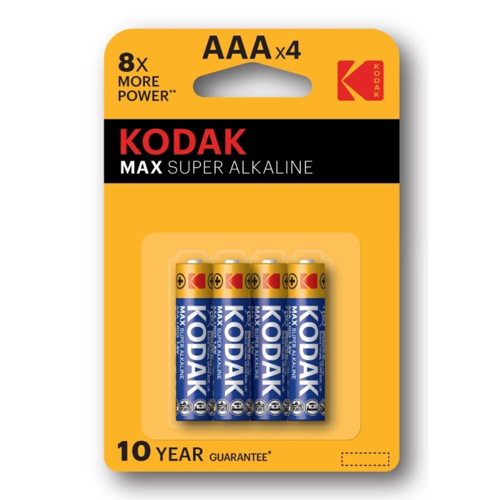 Батарейка Kodak LR03-4BL, AAA (LR03/24А), 1.5V, 4 шт