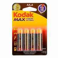 Батарейка Kodak LR6-4BL, AA (LR06/15А), 1.5V, 4 шт