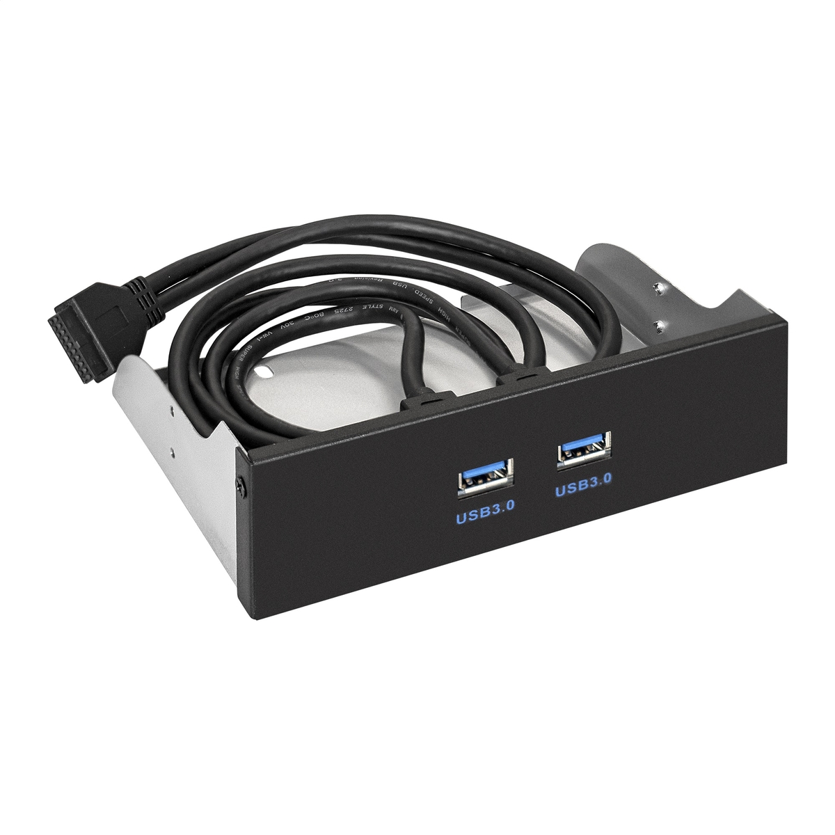 

Фронтальная панель 5.25" Exegate U5H-615, 2*USB3.0, черный (EX289289RUS), U5H-615
