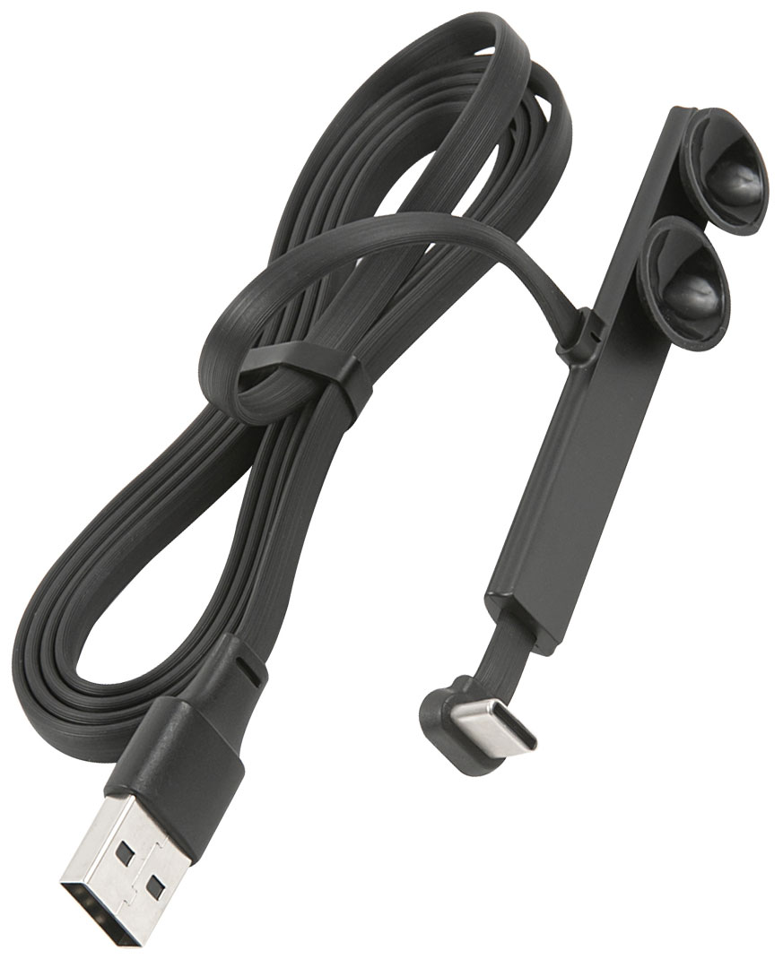 

Кабель USB Type-C (m)-USB, угловой, плоский, 1.2м, черный USAMS Gamer series U39 (SJ381USB01), U39