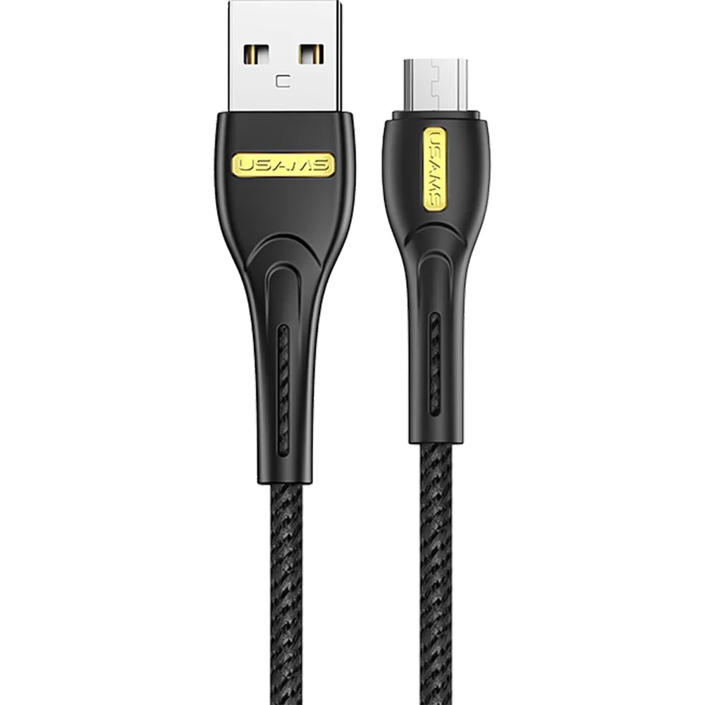 

Кабель Micro USB-USB, 2A, 1м, черный USAMS U40 (SJ390USB01), U40