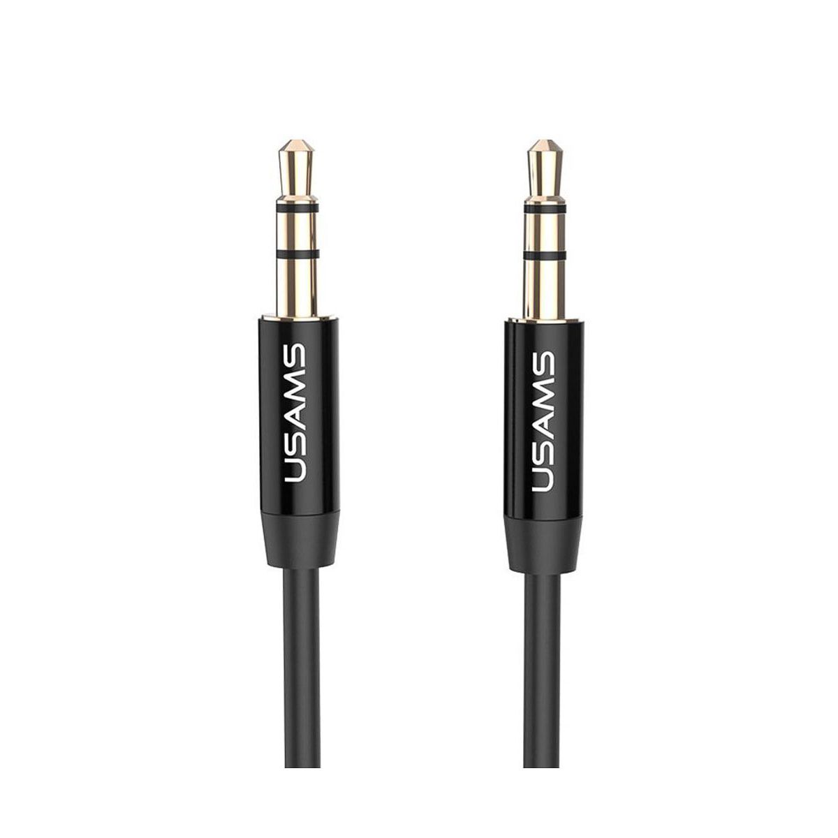 

Кабель Jack 3.5mm(M)-Jack 3.5mm(M), 1м, черный USAMS YP-01 (YP101), YP-01