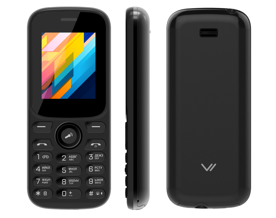 

Мобильный телефон VERTEX M124, 1.77" 160x128 TN, BT, 2-Sim, 600 мА·ч, micro-USB, черный (VRX-M124-BCK), M124
