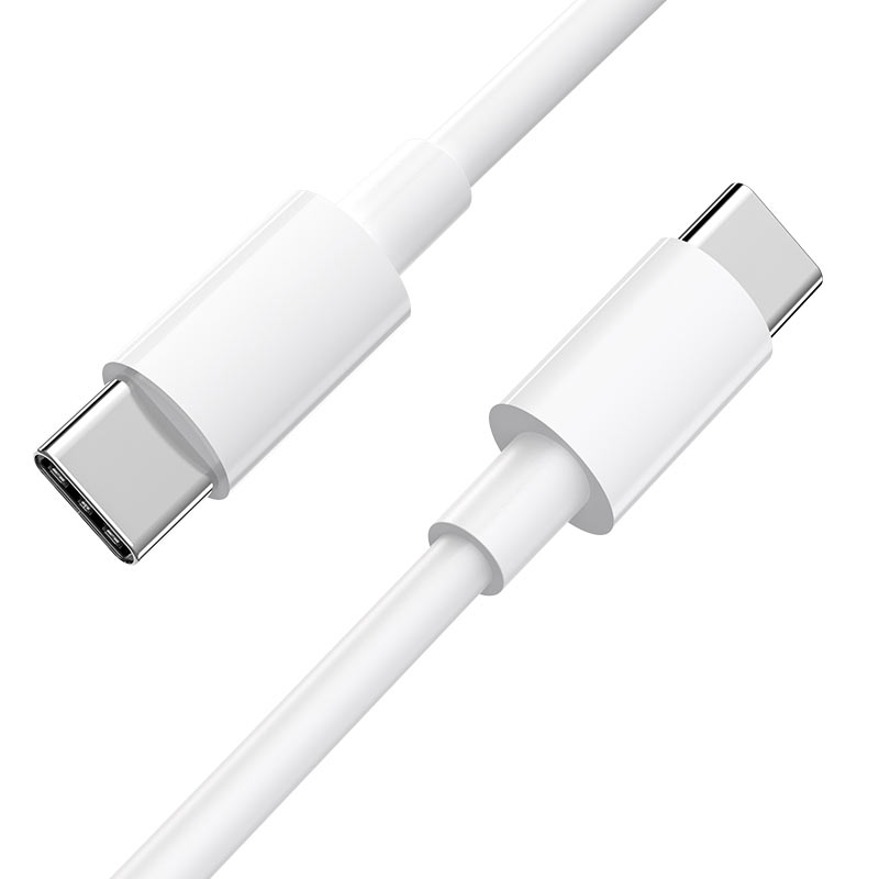 

Кабель USB 2.0 Type-C(m)-USB Type-C(m), 5A, 1м, белый Borofone High-energy BX44, BX44