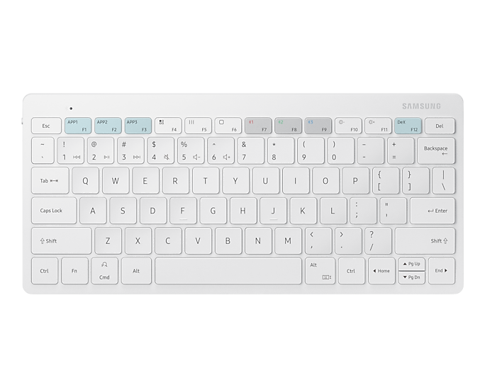 

Клавиатура беспроводная SAMSUNG Galaxy Tab Trio 500, мембранная, Bluetooth, белый (EJ-B3400BWRGRU), Galaxy Tab Trio 500