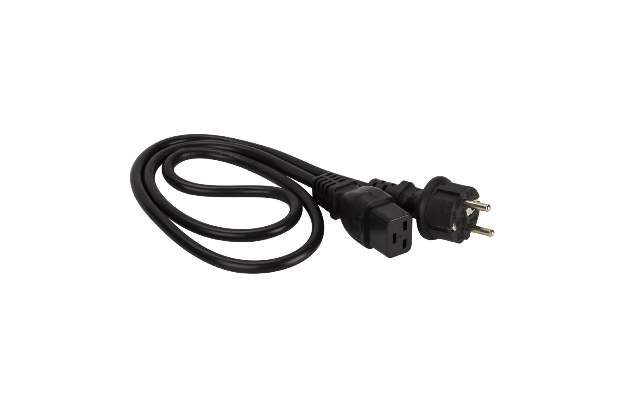 

Кабель питания IEC-320-C19-Schuko (Euro)(M), 16A, 2м, черный LANMASTER (LAN-PP19/SH-2.0-BK)