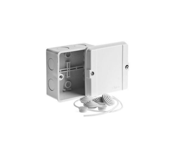 Коробка распаячная 9.8 см x 9.8 см, наружный монтаж