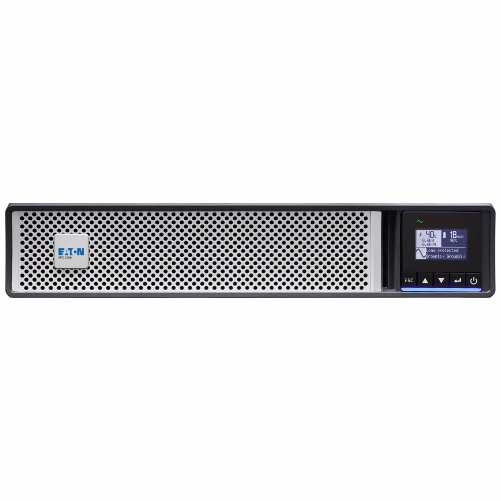 

ИБП Eaton 5PX, 2200 В·А, 2.2 кВт, IEC, розеток - 10, USB, черный (5PX2200IRT2UG2)