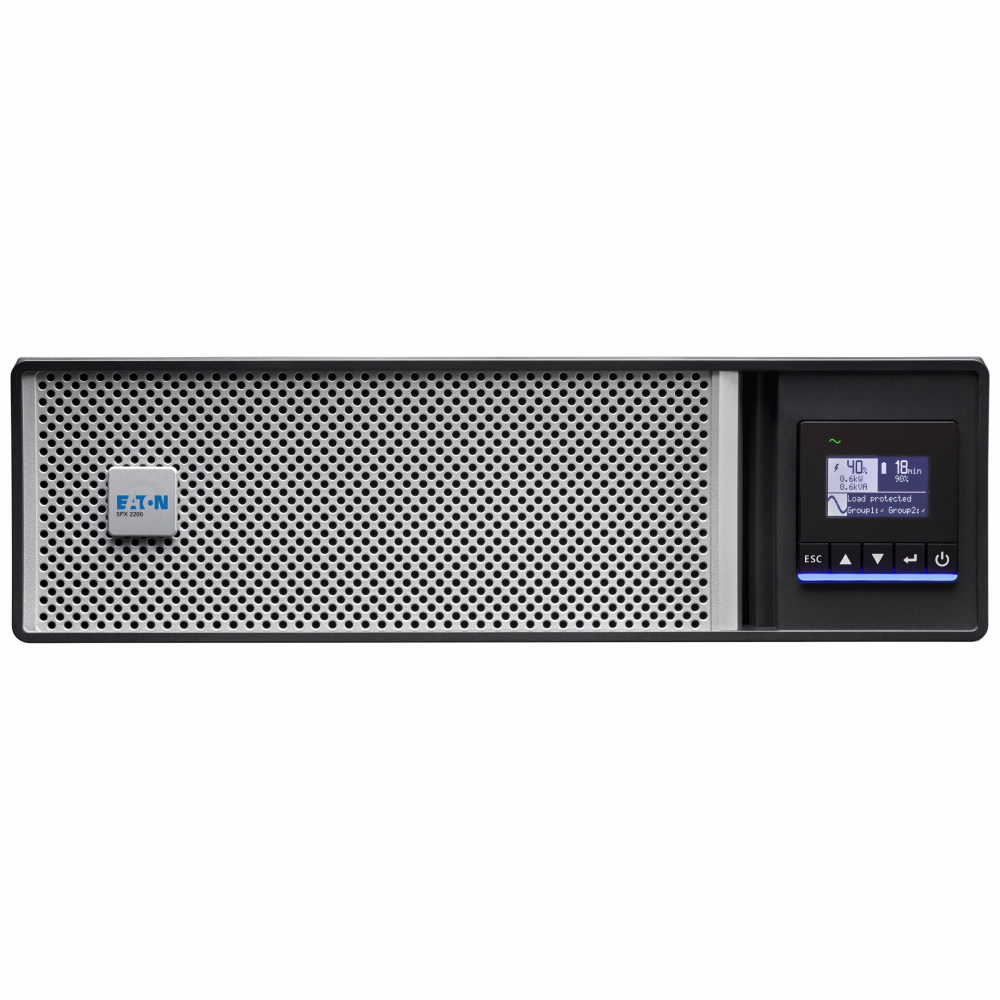 

ИБП Eaton 5PX, 2200VA, 2200W, IEC, розеток - 10, USB, черный (5PX2200IRT3UG2)