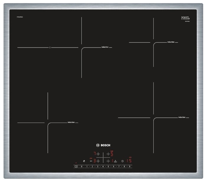 

Варочная панель Электрическая Bosch PIF645FB1E черный/серебристый (PIF645FB1E), PIF645FB1E