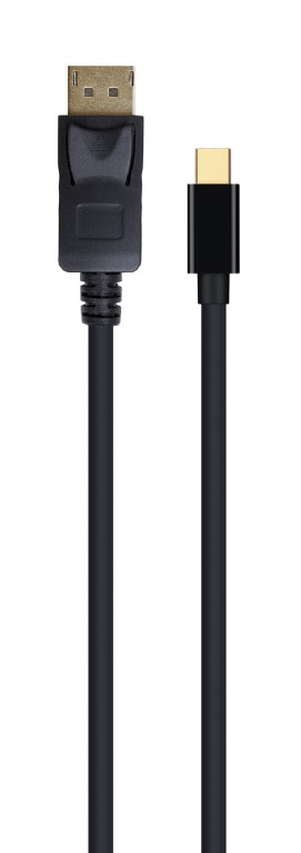 Кабель Mini DisplayPort(20M)-DisplayPort(20M) v1.2 4K, 1.8м, черный Cablexpert (CCP-mDP2-6 ) - фото 1