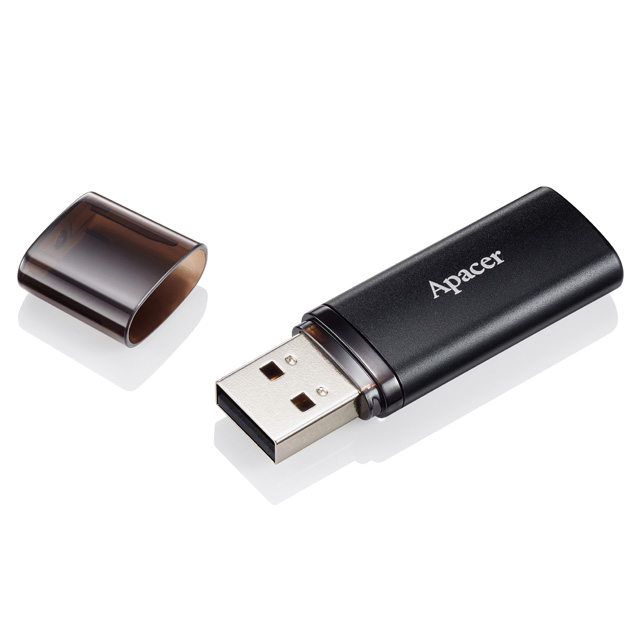 

Флешка 32Gb USB 3.2 Gen 1 Apacer AH25B AP32GAH25BB-1, черный, AP32GAH25BB-1