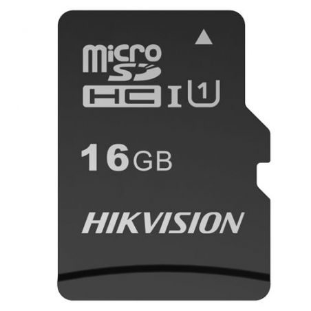 Карта памяти 16Gb microSDHC Hikvision HS-TF-C1 Class 10 UHS-I U1 + адаптер (HS-TF-C1(STD)/16G/Adapter)