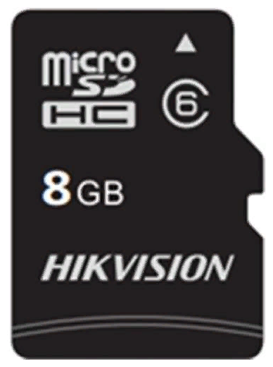 Карта памяти 8Gb microSDHC Hikvision HS-TF-C1 Class 10 UHS-I U1 + адаптер