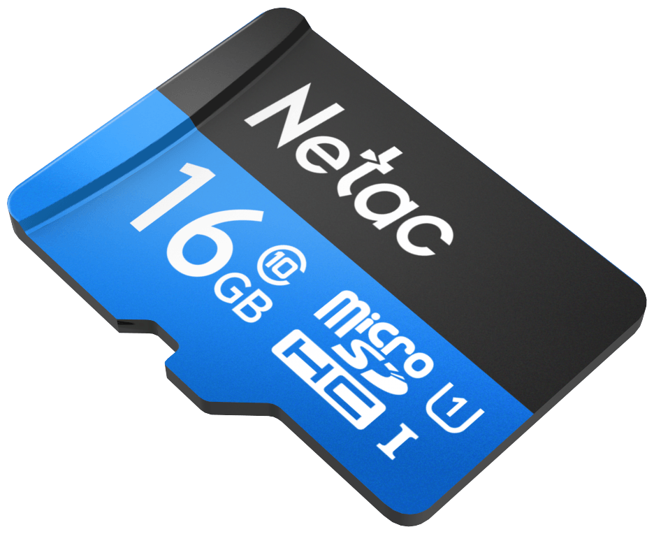 Карта памяти microSDHC Netac 16Gb Class 10 UHS-I U1 (NT02P500STN-016G-S)
