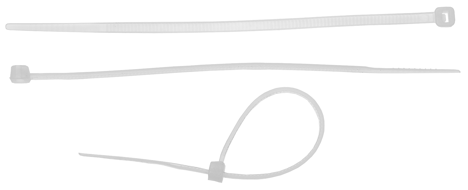 

Стяжка ЗУБР КС-Б2, 4.8 мм x 500 мм, 25 шт., нейлон, белый (4-309017-48-500), КС-Б2