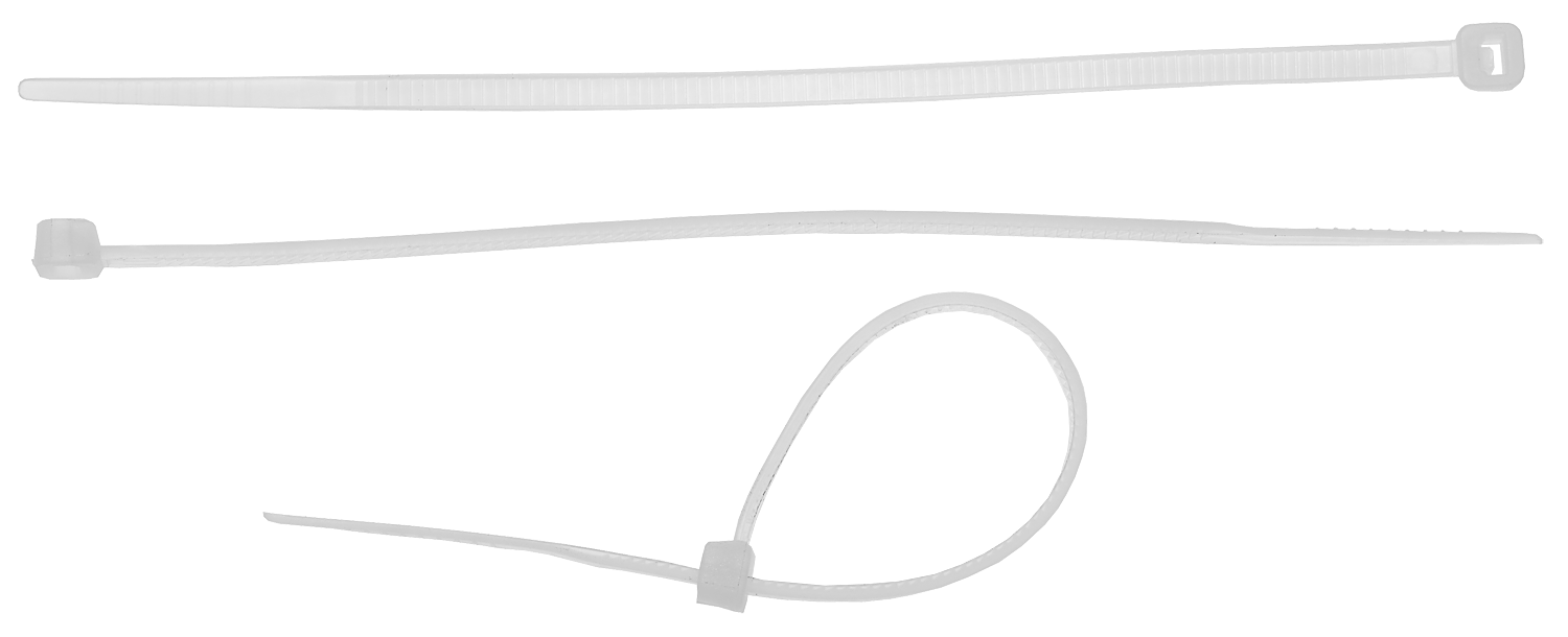 

Стяжка ЗУБР КС-Б2, 9 мм x 600 мм, 10 шт., нейлон, белый (4-309017-90-600), КС-Б2