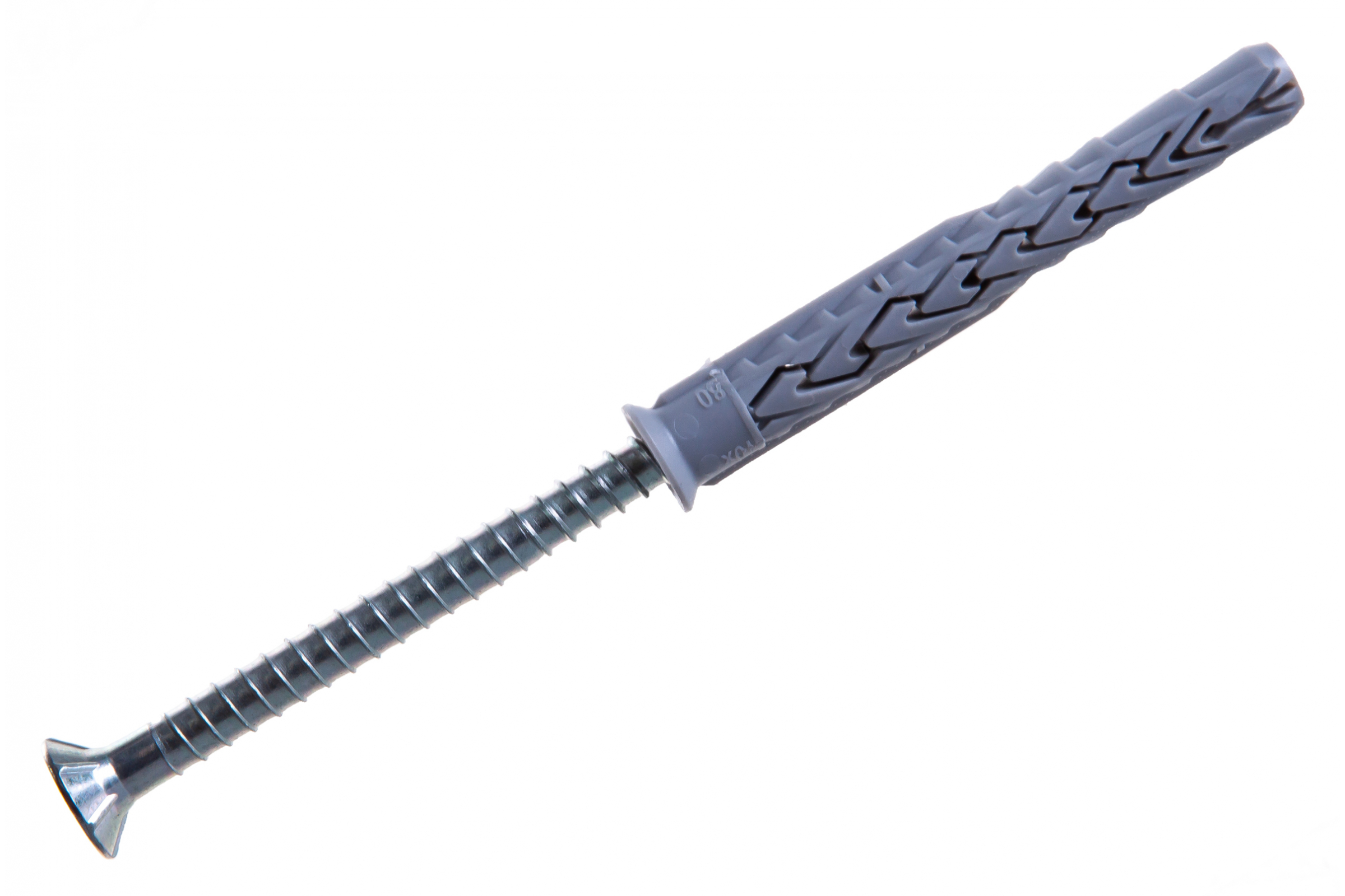 

Дюбель с шурупом 10мм x 80мм, сталь, шуруп, серый, 50шт., Fischer SXRL (522698)