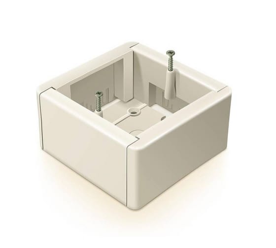

Коробка распределительная квадратная 8.5 см x 8.5 см, глубина 4.4 см, наружный монтаж, IP20, белый, Greenel (GE40231-01)