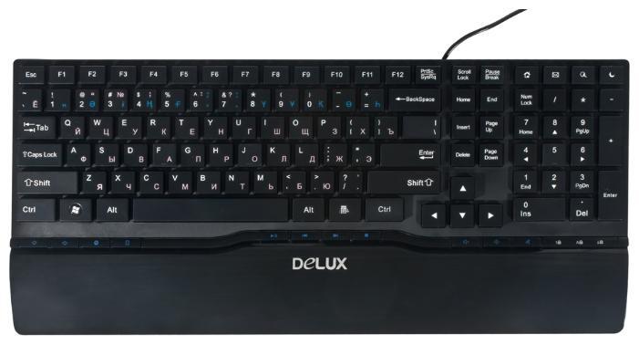 

Клавиатура Delux DLK-1882, USB, Black, Черный, DLK-1882 Black USB