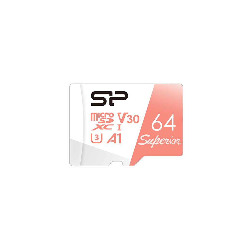 

Карта памяти 64Gb microSDXC Silicon Power Superior Class 10 UHS-I U3 V30 A1 (SP064GBSTXDV3V20), SP064GBSTXDV3V20