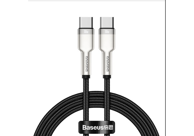 

Кабель USB Type-C (m)-USB Type-C, 1м, черный Baseus Cafule Series (CATJK-C01)