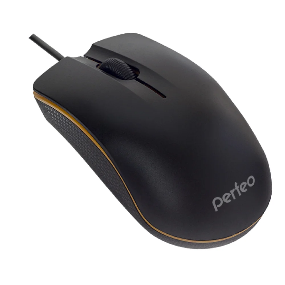

Мышь проводная Perfeo Line, 1000dpi, оптическая светодиодная, USB, черный (PF_A4492), Line