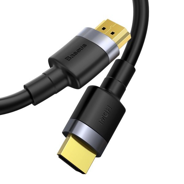 

Кабель HDMI(19M)-HDMI(19M) 4K, экранированный, 2 м, черный Baseus Cafule (CADKLF-F01)