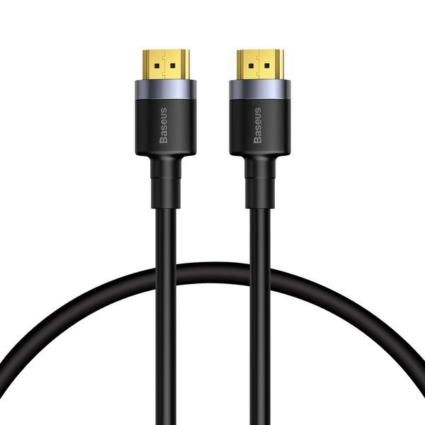

Кабель HDMI(19M)-HDMI(19M) 4K, экранированный, 3 м, черный Baseus (CADKLF-G01)