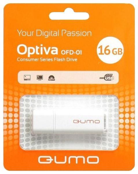 Флешка 16Gb USB 2.0 QUMO Optiva Optiva OFD-01, красный (QM16GUD-OP1)