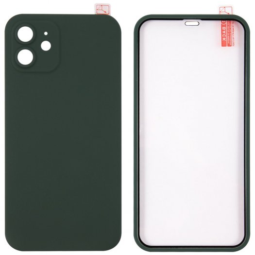 

Чехол-накладка Red Line 360° Full Body для смартфона Apple iPhone 12 mini, полиуретан, зеленый (УТ000026499)