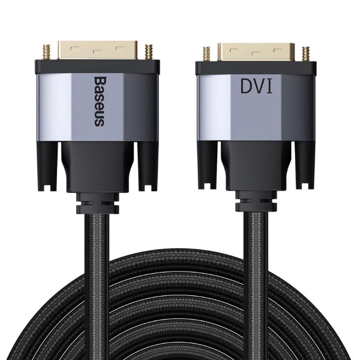 

Кабель DVI(M)-DVI(M), 2м, темно-серый Baseus Enjoyment series (CAKSX-R0G), 0