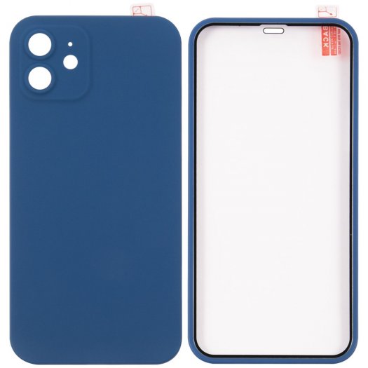 

Чехол-накладка Red Line 360° Full Body для смартфона Apple iPhone 12 mini, полиуретан, синий (УТ000026498)