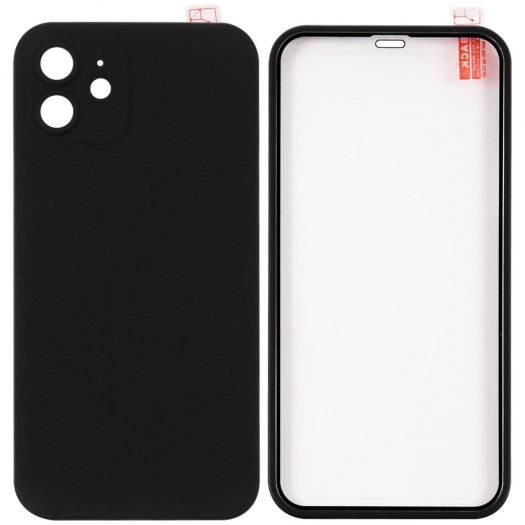 

Чехол-накладка Red Line 360° Full Body для смартфона Apple iPhone 12 mini, полиуретан, черный (УТ000026496)