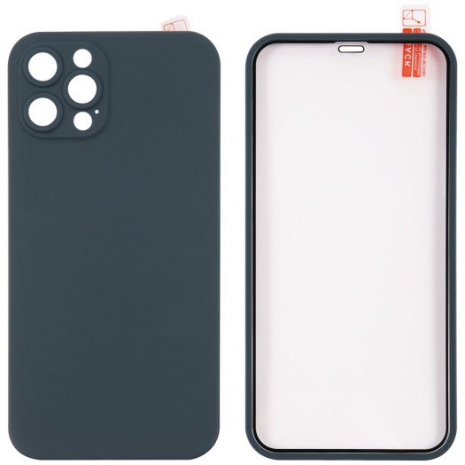 

Чехол-накладка Red Line 360° Full Body для смартфона Apple iPhone 12 Pro Max, полиуретан, синий (УТ000026512)
