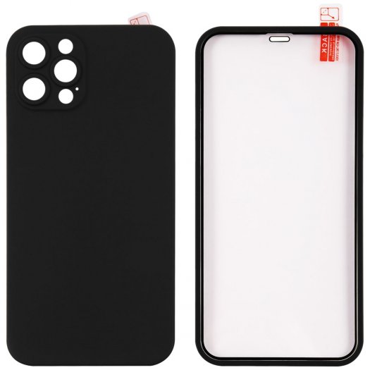 

Чехол-накладка Red Line 360° Full Body для смартфона Apple iPhone 12 Pro, полиуретан, черный (УТ000026503)