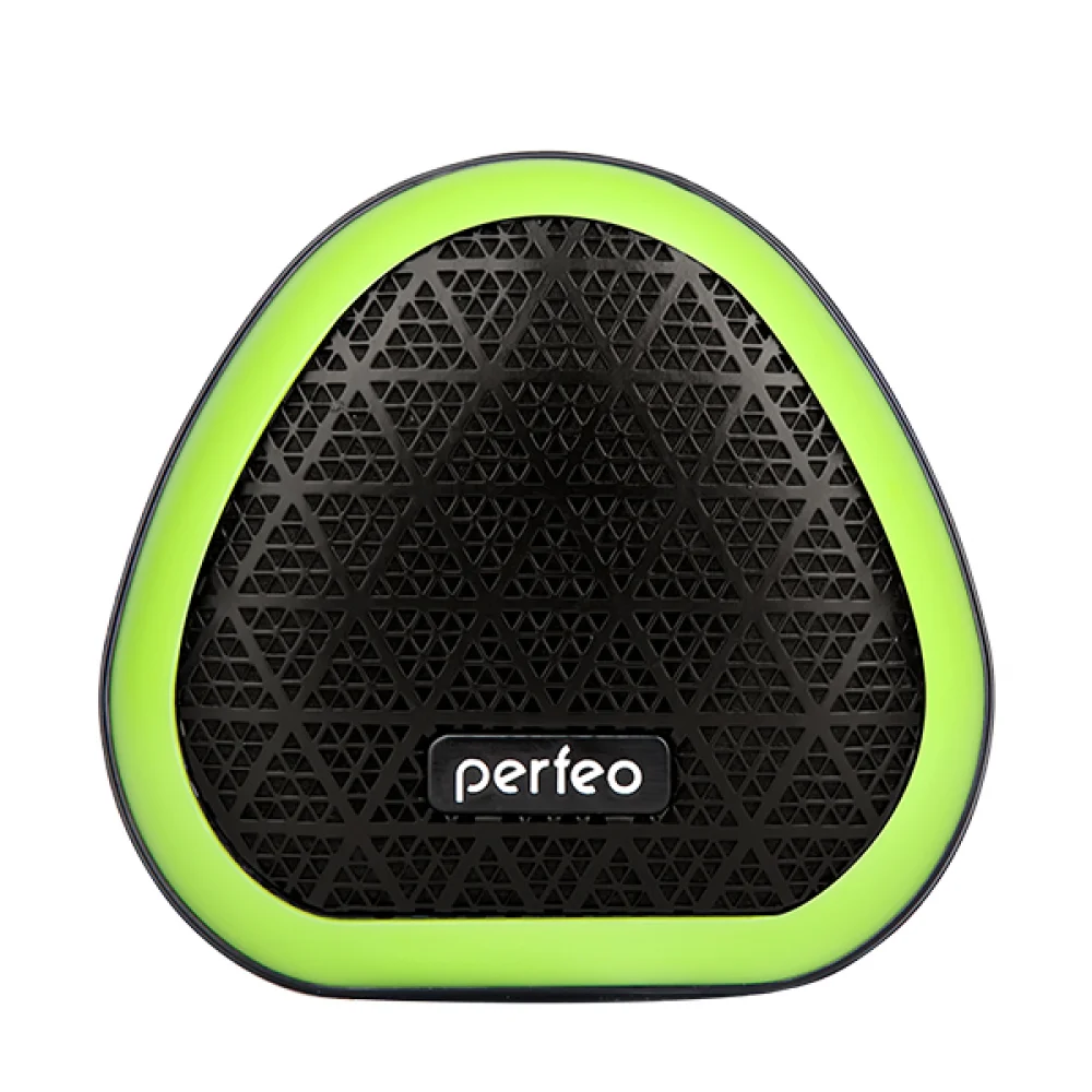 

Колонка портативная Perfeo TRIANGLE, 6Вт, FM, AUX, USB, microSD, Bluetooth, черный/зеленый (PF_A4343), TRIANGLE