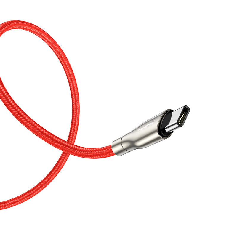 

Кабель USB 2.0 Type-C(m)-USB 2.0(Am), 3A быстрая зарядка, 1м, красный Borofone BX45, BX45