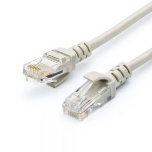 

Патч-корд UTP кат.5e, 0.5м, RJ45-RJ45, серый, ATCOM (AT9060), 0