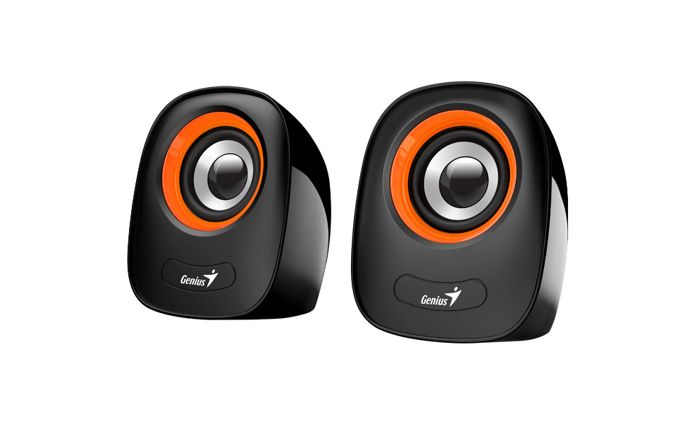 

Акустика 2.0 Genius SP-Q160, 6 Вт, черный/оранжевый (SP-Q160 Orange), SP-Q160
