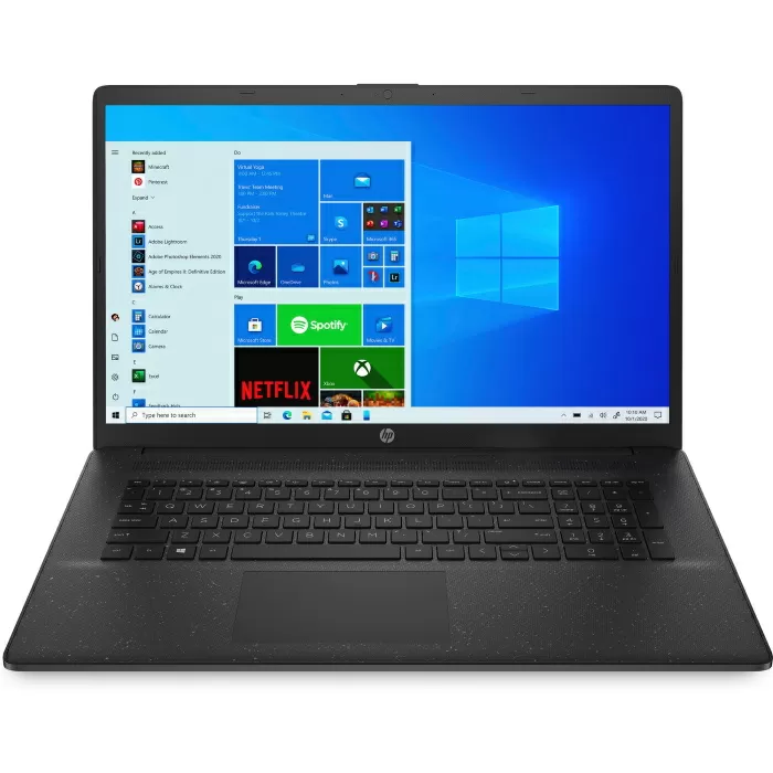 

Ноутбук HP 17-cn0091ur 17.3" 1600x900, Intel Pentium N5030 1.1GHz, 8Gb RAM, 256Gb SSD, W10, черный (4E1U7EA), 17-cn0091ur