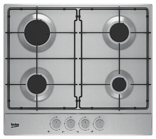 

Газовая варочная панель Beko HIAG 64223 X 4, серебристая (7750188363), HIAG 64223 X